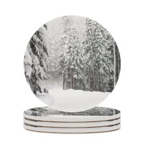 yanfind Ceramic Coasters (round) Images Pnw Path Rainier Land Flora Snow Wallpapers Plant  Outdoors Tree Family Game Intellectual Educational Game Jigsaw Puzzle Toy Set
