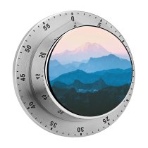 yanfind Timer Cascade Range  Foggy Morning Layers 60 Minutes Mechanical Visual Timer