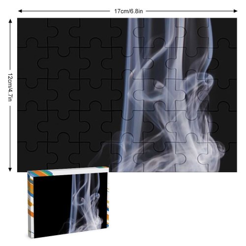 yanfind Picture Puzzle Abstract  Aroma Art Curve Dynamic Elegant Flow form Incense Magic Motion#378 Family Game Intellectual Educational Game Jigsaw Puzzle Toy Set