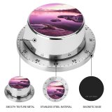 yanfind Timer Visar Neziri Sunset Lake Purple Sky Scenery 60 Minutes Mechanical Visual Timer