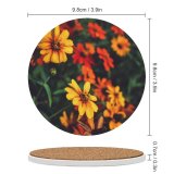 yanfind Ceramic Coasters (round) Images Petal Aster Treasure Wallpapers Plant Asteraceae Pollen Summer Pictures Daisy Flower Family Game Intellectual Educational Game Jigsaw Puzzle Toy Set