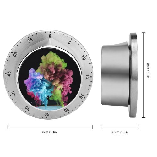 yanfind Timer Studio Liquid Flowing Underwater Shot Sky Dissolving Drop Abstract Cloud UK Motion 60 Minutes Mechanical Visual Timer