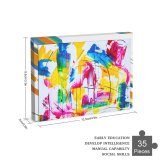 yanfind Picture Puzzle Images Acrylic HQ Texture Expressionism Wallpapers Canvas Stock Free  Art Vibrant Family Game Intellectual Educational Game Jigsaw Puzzle Toy Set