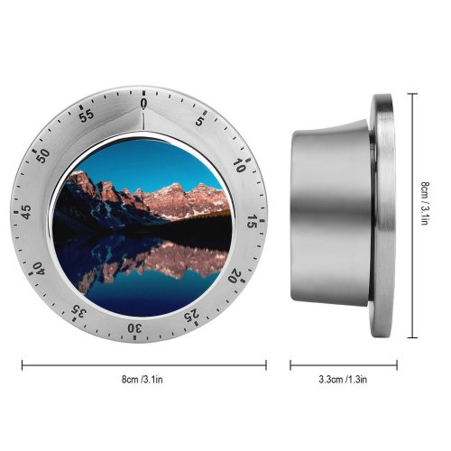 yanfind Timer Tom Gainor Rocky Mountains Banff  Sky Reflection  Range Landscape Scenery 60 Minutes Mechanical Visual Timer