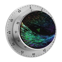 yanfind Timer Abstract Technology Razer Multicolor Particles Swarm 60 Minutes Mechanical Visual Timer