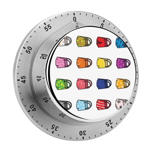 yanfind Timer Sewing Face Virus Epidemic Hygiene Social Home Order Issues Care Safety Prevention 60 Minutes Mechanical Visual Timer