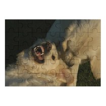 yanfind Picture Puzzle Dog Golden Vertebrate Canidae Carnivore Great Pyrenees Snout Sporting Family Game Intellectual Educational Game Jigsaw Puzzle Toy Set
