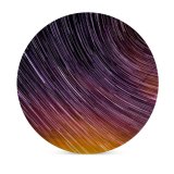 yanfind Ceramic Coasters (round) Space  Trails Timelapse Astronomy Outer Space Night Sky Exposure Science Purple Family Game Intellectual Educational Game Jigsaw Puzzle Toy Set