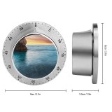 yanfind Timer Lowe Rehnberg Lefkada Island Greece Milos Beach Sunset Seascape Lone Rock Sky 60 Minutes Mechanical Visual Timer