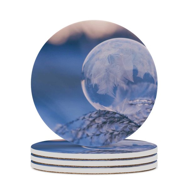 yanfind Ceramic Coasters (round) Images Glass Christmas Texture Frost Wallpapers Free Frozenbubble Ball Bubble Winter Pictures Family Game Intellectual Educational Game Jigsaw Puzzle Toy Set