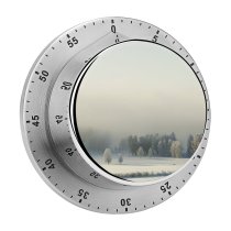 yanfind Timer Snow Clear Tree Scenics Landscape Winter Temperature Destinations Fog Tranquility Scenery Coniferous 60 Minutes Mechanical Visual Timer