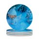 yanfind Ceramic Coasters (round) Cute Teddy  Park Bench Soft Toy Wooden Evening Family Game Intellectual Educational Game Jigsaw Puzzle Toy Set