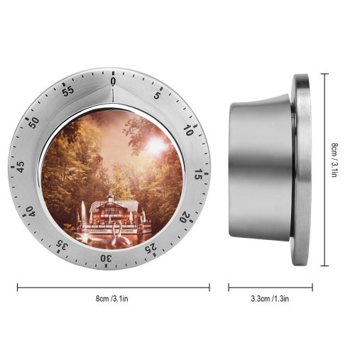 yanfind Timer Comfreak  Forest Trees  Light Lake 60 Minutes Mechanical Visual Timer