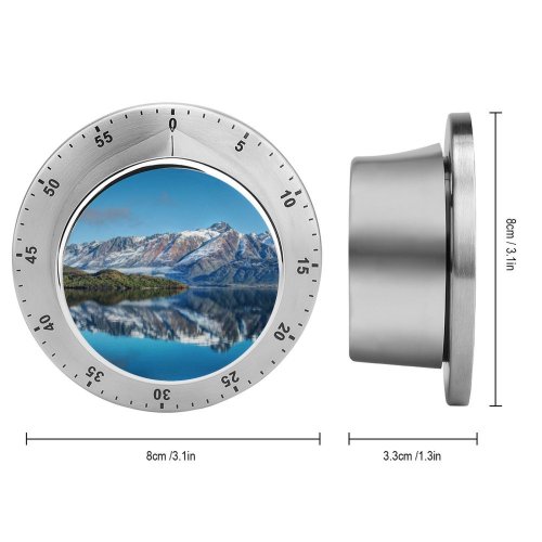 yanfind Timer Trey Ratcliff Snow Mountains Lake Reflection Sky Landscape Clouds 60 Minutes Mechanical Visual Timer