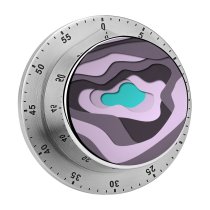 yanfind Timer Papercutting Turquoise  Dimensional Art Layered Abstract Space Directly  Elegance Victoria 60 Minutes Mechanical Visual Timer