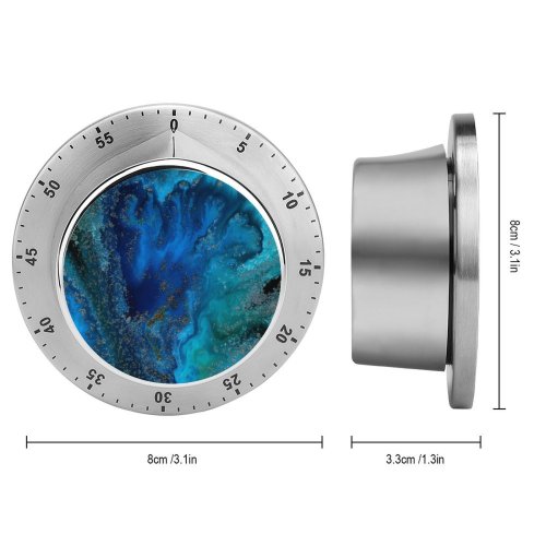 yanfind Timer Robert Kohlhuber Abstract Liquid Art Macro Patterns 60 Minutes Mechanical Visual Timer