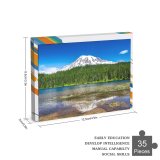 yanfind Picture Puzzle Youen California Mount Rainier National Park Washington State Landscape Lake Reflection Trees Family Game Intellectual Educational Game Jigsaw Puzzle Toy Set
