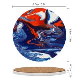 yanfind Ceramic Coasters (round) Decoration Futuristic  Glitter Shiny Curve Glittering Purple Fantasy Ireland  Decorating013 Family Game Intellectual Educational Game Jigsaw Puzzle Toy Set