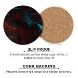 yanfind Ceramic Coasters (round) Technology Dark Anonymous Hacker Data Family Game Intellectual Educational Game Jigsaw Puzzle Toy Set