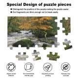 yanfind Picture Puzzle River Rocks Wood Trees Autumn Beautiful Beauty Branches Clean Countryside Fall Foliage Family Game Intellectual Educational Game Jigsaw Puzzle Toy Set
