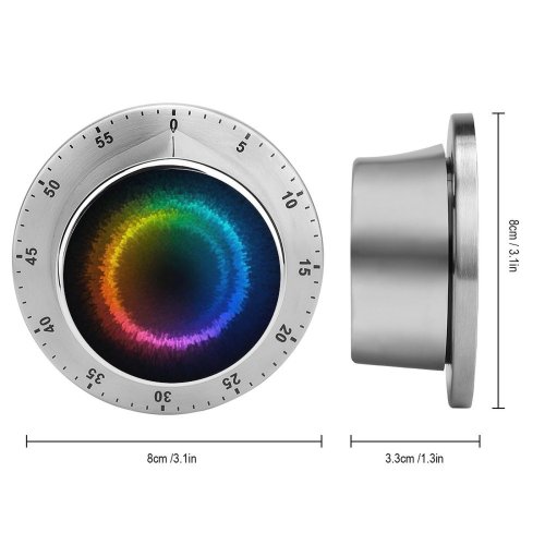 yanfind Timer Generated Dimensional Vibrant Art Digitally 60 Minutes Mechanical Visual Timer