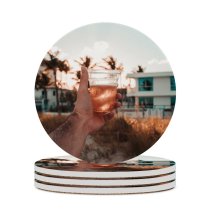 yanfind Ceramic Coasters (round) Images Glass Texture Mood Beer Alcohol Wallpapers Outdoors Tree Free Palm Pictures Family Game Intellectual Educational Game Jigsaw Puzzle Toy Set