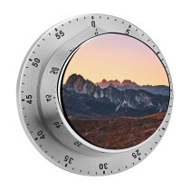 yanfind Timer Luca Bravo Giau Pass  Range Dolomites Sunset Landscape Dawn Italy 60 Minutes Mechanical Visual Timer