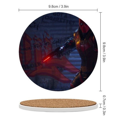 yanfind Ceramic Coasters (round) Games Hood Gotham Knights PlayStation PlayStation  X S  Games PC Family Game Intellectual Educational Game Jigsaw Puzzle Toy Set