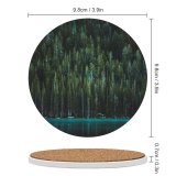 yanfind Ceramic Coasters (round) Shoreline Images Shore Flora Sky Wallpapers Lake Plant Travel Outdoors Tree States Family Game Intellectual Educational Game Jigsaw Puzzle Toy Set