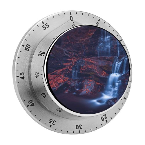 yanfind Timer GoMustang  Glen Falls Waterfall Rocks Stowe Vermont USA 60 Minutes Mechanical Visual Timer