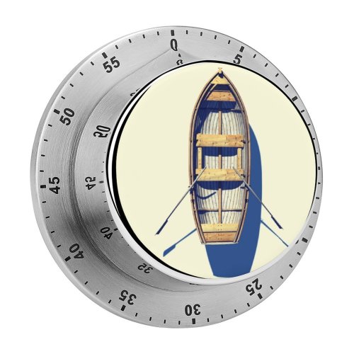 yanfind Timer Rowboat Oar Levitation Studio Space High Above Directly Shot Transportation Nautical Vessel 60 Minutes Mechanical Visual Timer