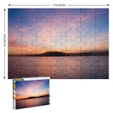 yanfind Picture Puzzle Sunset Island Tropical Ocean Sky Horizon Afterglow Cloud Sunrise Resources Family Game Intellectual Educational Game Jigsaw Puzzle Toy Set