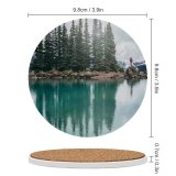 yanfind Ceramic Coasters (round) Shoreline Fir Images Ocean Land Wallpapers Sea Plant Lake  Outdoors Tree Family Game Intellectual Educational Game Jigsaw Puzzle Toy Set