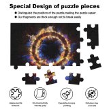 yanfind Picture Puzzle Abstract Fire Ring Energy Flames Family Game Intellectual Educational Game Jigsaw Puzzle Toy Set