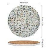 yanfind Ceramic Coasters (round) Wall Texture Colour Grey Tile  Flooring Design Symmetry Rectangle Family Game Intellectual Educational Game Jigsaw Puzzle Toy Set