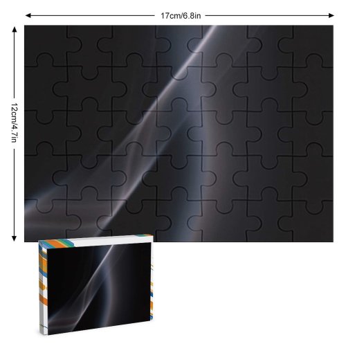 yanfind Picture Puzzle Abstract Shapes Texture Fog Contemplation Curve Dense form Fumesincense Isolated Light Meditating Family Game Intellectual Educational Game Jigsaw Puzzle Toy Set