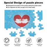 yanfind Picture Puzzle Design Heart Swans Cool Love Family Game Intellectual Educational Game Jigsaw Puzzle Toy Set