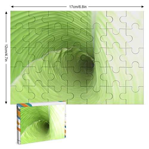 yanfind Picture Puzzle Leaf Banana Samui Wave Plant Family Game Intellectual Educational Game Jigsaw Puzzle Toy Set