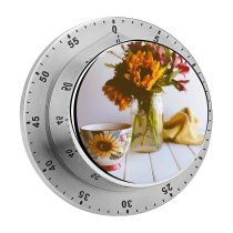 yanfind Timer Tea Images Arrangement Bouquet  Pottery Flowers Coffee Plant Summer Time Pictures 60 Minutes Mechanical Visual Timer