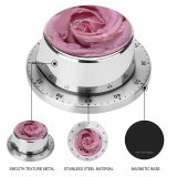 yanfind Timer Flowers Rose Droplets Closeup Bloom Baby 60 Minutes Mechanical Visual Timer