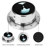 yanfind Timer Dark Love Couple Silhouette Together Romantic 60 Minutes Mechanical Visual Timer