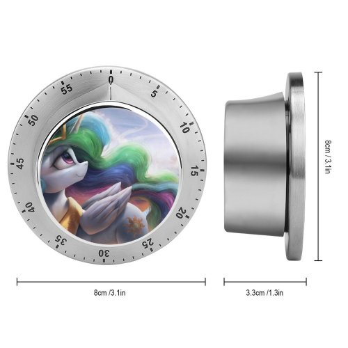 yanfind Timer VanillaGhosties Graphics CGI Princess Celestia My Little Pony Friendship Is Magic Rainbow 60 Minutes Mechanical Visual Timer