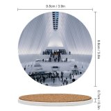 yanfind Ceramic Coasters (round) City Images Terminal Night  Building Center Manhattan Lobby Wallpapers Architecture Hurry Family Game Intellectual Educational Game Jigsaw Puzzle Toy Set