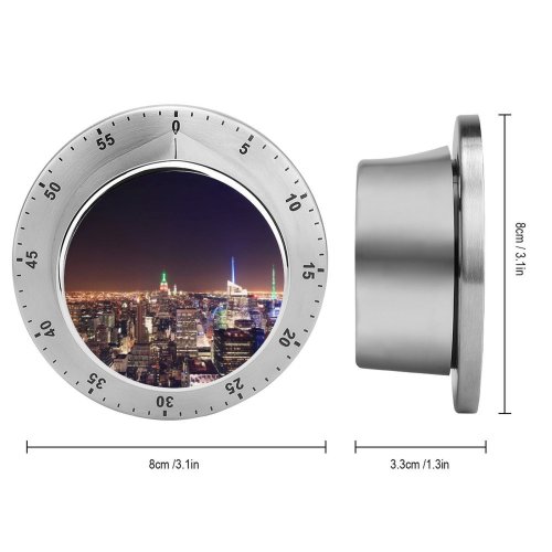 yanfind Timer York City Cityscape Lights Night Time Horizon Exposure Landmark Aerial Rockefeller Center 60 Minutes Mechanical Visual Timer
