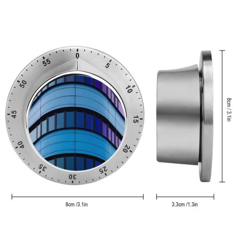 yanfind Timer Rob Oo Architecture Rijn  Arnhem Netherlands Curve Patterns Glass Building Purple 60 Minutes Mechanical Visual Timer