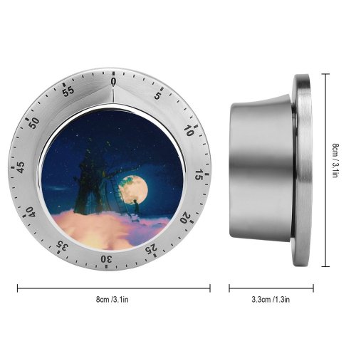 yanfind Timer Thiago Garcia Fantasy Tree Dream  Night Surreal 60 Minutes Mechanical Visual Timer