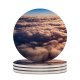 yanfind Ceramic Coasters (round) Above Clouds Fiordland National Park Sunny Family Game Intellectual Educational Game Jigsaw Puzzle Toy Set