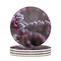 yanfind Ceramic Coasters (round) Images Freezing Flora Frost Snow Grass Wallpapers Plant Outdoors Free Olsztyn Winter Family Game Intellectual Educational Game Jigsaw Puzzle Toy Set