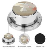 yanfind Timer Anja  Leaves Flying Bird Feathers  Plumage Branch 60 Minutes Mechanical Visual Timer