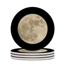 yanfind Ceramic Coasters (round) Images Space Fall Autumn Night Outer Autumnal Astronomy Sky Wallpapers Halloween Outdoors_002 Family Game Intellectual Educational Game Jigsaw Puzzle Toy Set